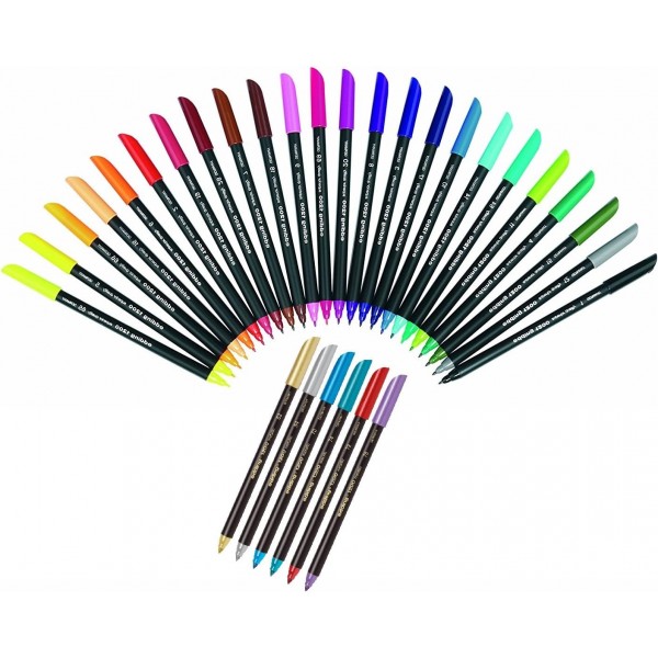 edding 4-1200-4-1999 (모듬 20개 + 메탈릭 6개)