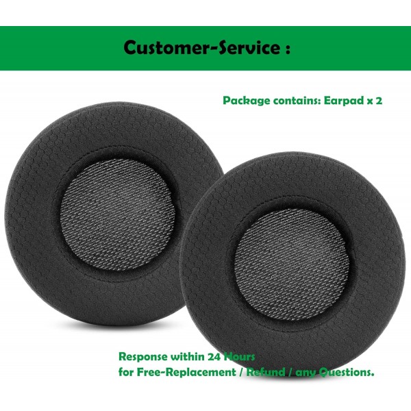 DowiTech 두꺼운 스포츠 패브릭 이어폰 교체용 이어패드 헤드폰 쿠션 헤드셋 이어패드 Corsair Virtuoso RGB 무선 SE 게임용 헤드셋과 호환 가능