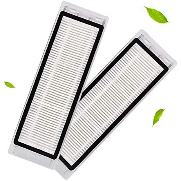 Xiaomi MiJia1 1S Roborock S50 S51 S55 S5 E20 E25 C10 T6 T60 T65 로봇 진공 청소기 (10 HEPA 필터)와 호환되는 교체 부품 키트 HEPA 필터