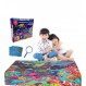 플래시카드와 돋보기가 포함된 수중 스파이 퍼즐(2피트 x 3피트) - 4~8세 어린이를 위한 대형 48피스 바닥 퍼즐 - 어린이 퍼즐 - 남학생과 여학생 3,4,5,6,7,8을 위한 교육 선