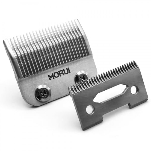 전문 교체 클리퍼 블레이드 정밀 2 홀 조정 가능한 표준 헤어 트리머 클리퍼 블레이드 키트 Wahl 클리퍼 블레이드와 호환 가능 슈퍼 테이퍼, 테이퍼 2000, 5성 시니어, 매