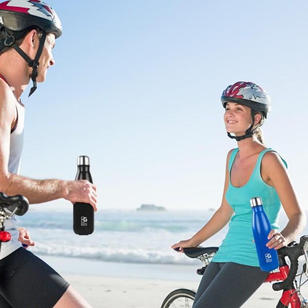 BOGI 절연 물병 이중 벽 진공 스테인레스 스틸 누출 방지 야외 스포츠 캠핑 하이킹 사이클링 Hpink 25oz에 대한 뜨거운 차가운 음료를 보유