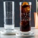 인그레이빙된 하이볼 글라스 - "1962 Year of the Legend" 디자인 - 그를 위한 60세 생일 선물 - 칵테일 글라스
