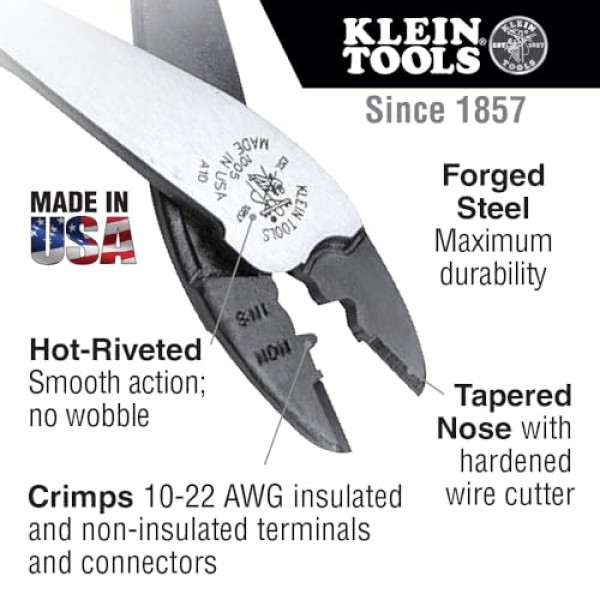 Klein Tools 80028 수공구 키트에는 플라이어, 스크루드라이버, 너트 드라이버, 백팩 및 기타 작업 현장 도구가 포함되어 있습니다(28피스)