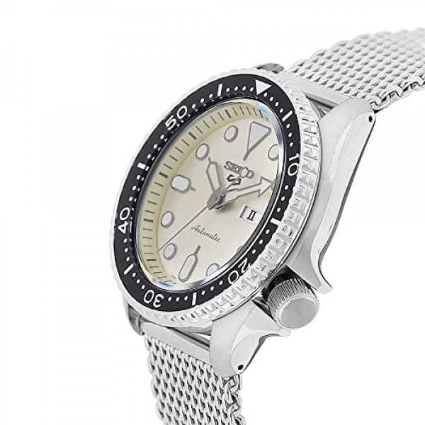 SEIKO SRPE75 5 스포츠 남성용 시계 실버톤 42.5mm 스테인리스 스틸