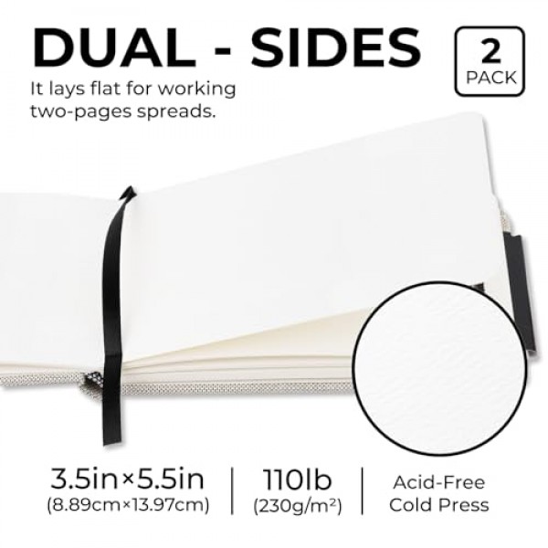 Funto 수채화 저널, 3.5x5.5