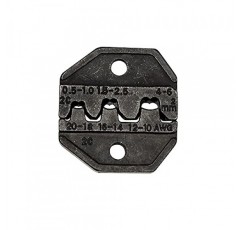 Klein Tools VDV205-036 와이어 크림퍼 다이, 단자, 개방형 배럴, AWG 10-20, 교체 다이, 비절연