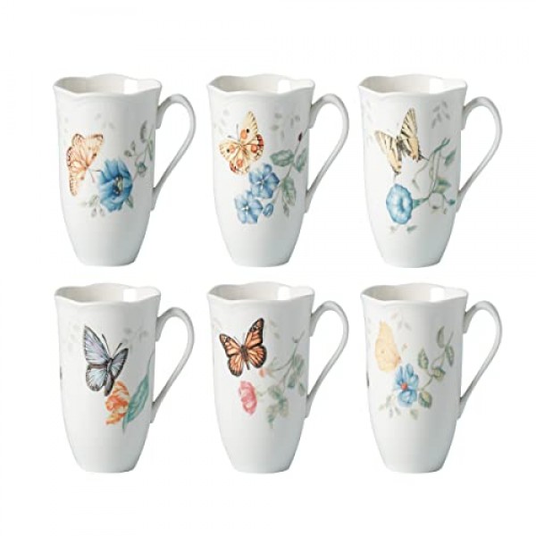 레녹스 892798 버터플라이 메도우 6피스 머그 세트