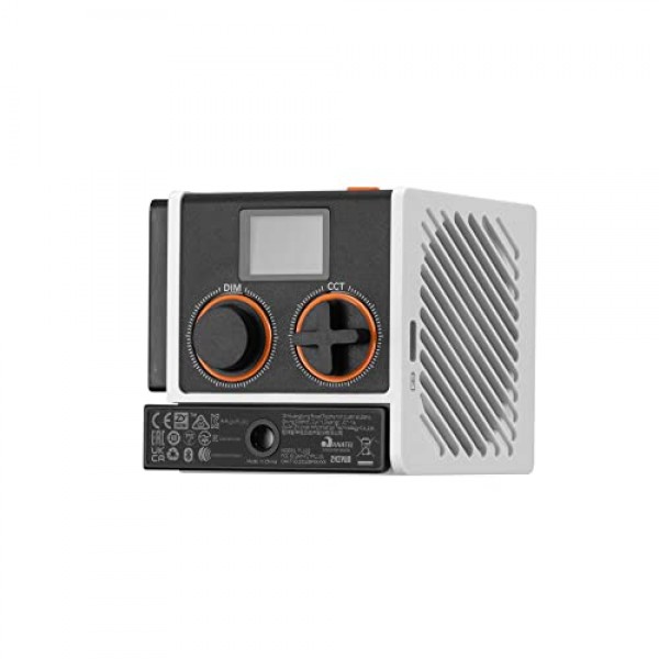 Zhiyun MOLUS G60 60W COB Led 비디오 조명 2700K-6500K 이중 색상 사진 조명, 라이브 스트림용 Bluetooth 앱 제어 지원(G60 콤보)