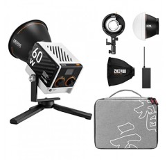 Zhiyun MOLUS G60 60W COB Led 비디오 조명 2700K-6500K 이중 색상 사진 조명, 라이브 스트림용 Bluetooth 앱 제어 지원(G60 콤보)