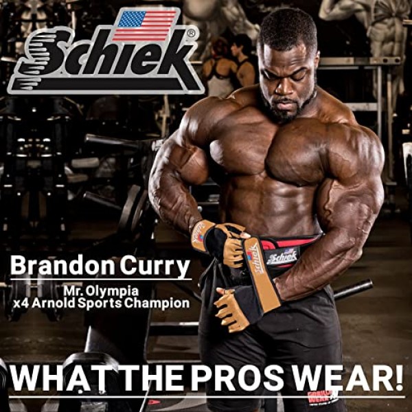 Schiek 425 손목 지지대가 있는 남성용 파워 시리즈 역도 장갑