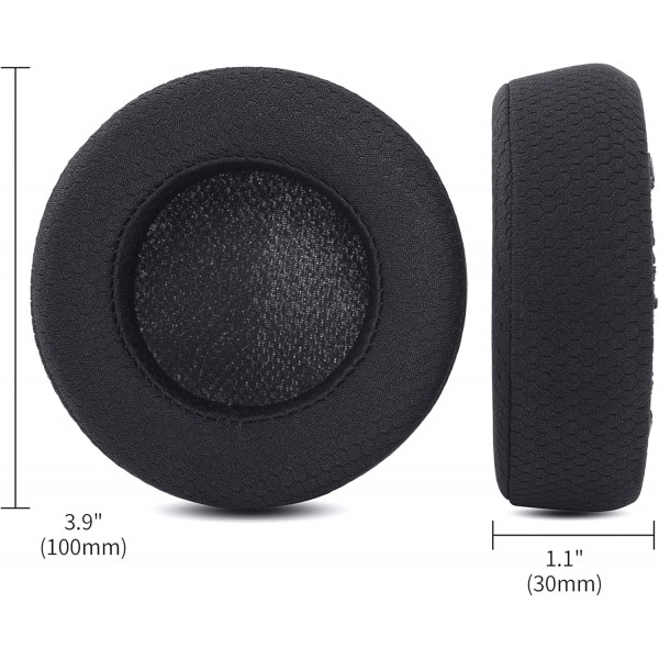 TaiZiChangQin Virtuoso RGB Wireless XT Corsair Virtuoso RGB 무선 SE 게임용 헤드셋(패브릭)과 호환되는 두꺼운 쿠션 이어 패드 메모리 폼 이어 패드 업그레이드