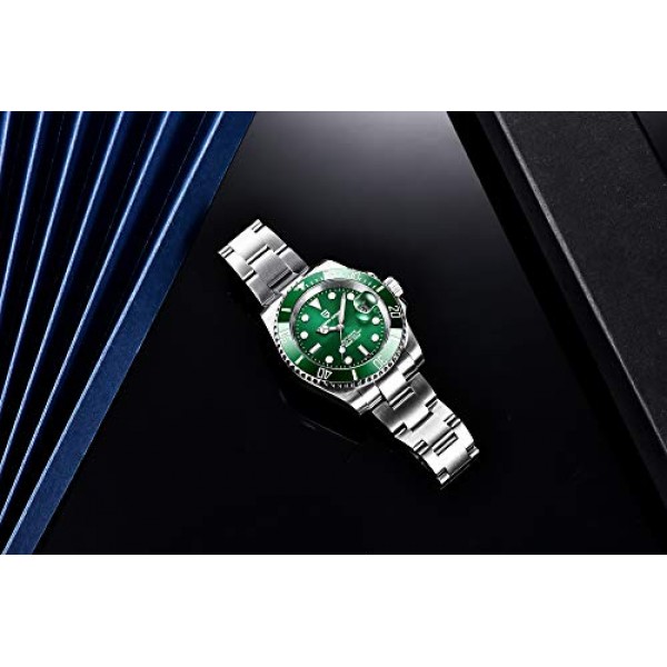 파가니 디자인 남성용 시계 일본 오토매틱 무브먼트 NH35 스테인리스 스틸 스트랩 포함