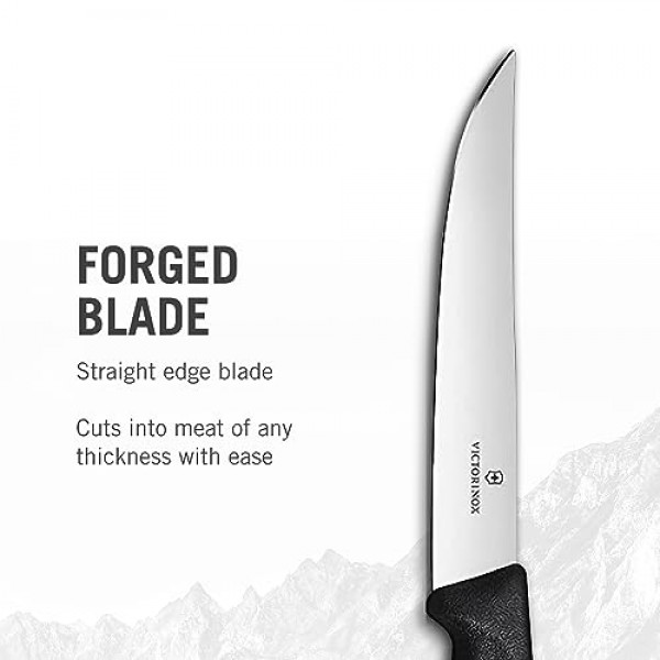 Victorinox Swiss Classic 스테이크 칼 - 주방용품용 조리용 칼 - 인체공학적, 스테인리스 스틸 고기 칼 - 6피스 세트