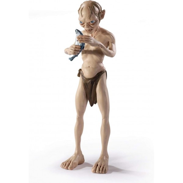 The Noble Collection Bendyfigs Golum 공식 라이센스 19cm 반지의 제왕 Bendable Toy Posable Collectable Doll Figures with Stand - for Kids & Adults