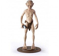 The Noble Collection Bendyfigs Golum 공식 라이센스 19cm 반지의 제왕 Bendable Toy Posable Collectable Doll Figures with Stand - for Kids & Adults
