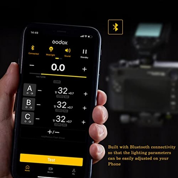 소니 카메라 TTL용 Godox XProII-S 플래시 트리거 송신기, 2.4G 무선 고속 동기화 1/8000s, 새로운 핫슈 잠금(Xpro-S 업그레이드 버전)