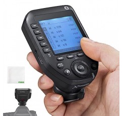 소니 카메라 TTL용 Godox XProII-S 플래시 트리거 송신기, 2.4G 무선 고속 동기화 1/8000s, 새로운 핫슈 잠금(Xpro-S 업그레이드 버전)