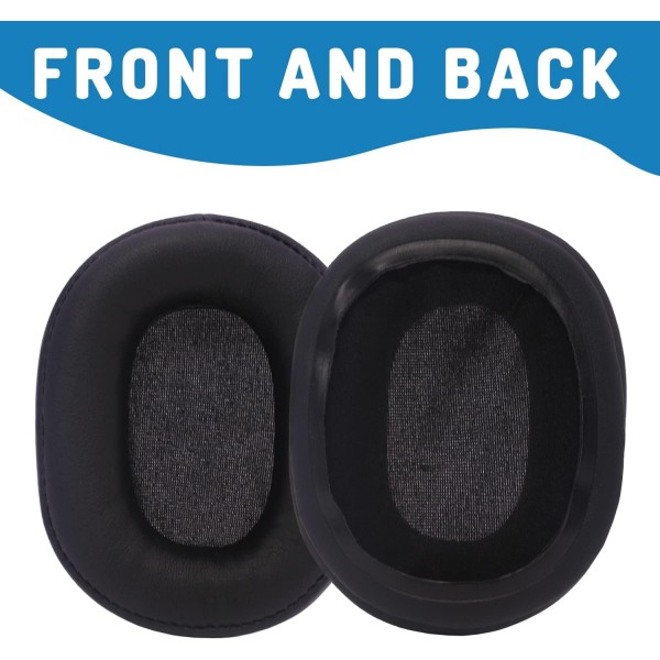 Adhiper Arctis 7 이어 패드/이어 쿠션/이어 패드/교체용 이어 패드 메모리 폼 프로틴 가죽 이어패드 SteelSeries Arctis Pro 7 5 3 게임용 헤드셋(검은색)과 호환 가능