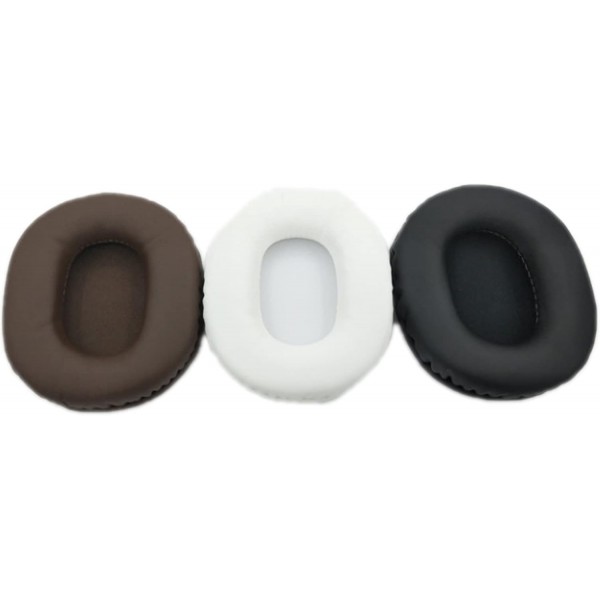 Adhiper Arctis 7 이어 패드/이어 쿠션/이어 패드/교체용 이어 패드 메모리 폼 프로틴 가죽 이어패드 SteelSeries Arctis Pro 7 5 3 게임용 헤드셋(검은색)과 호환 가능