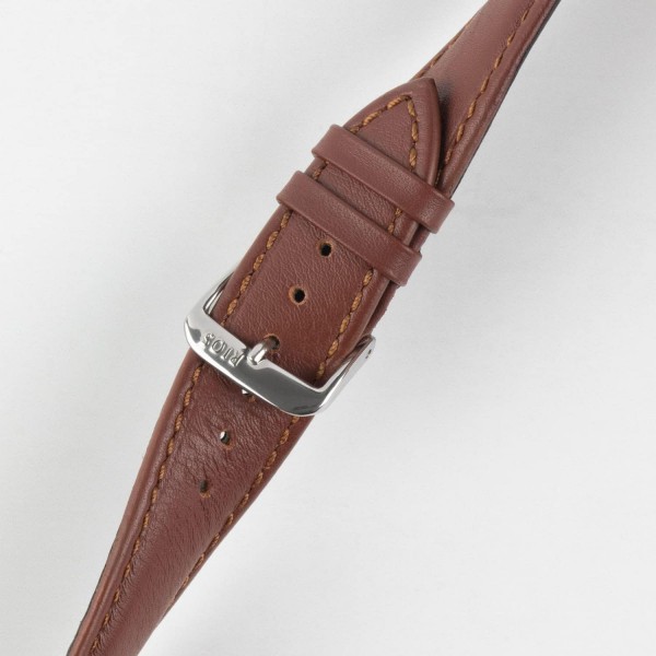 Rios 1931 OFF SHORE 마호가니 소수성 가죽 시계 스트랩 22mm 골드 버클