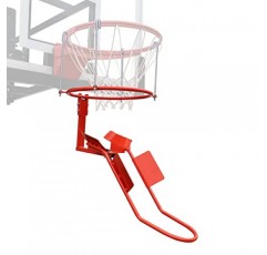 후프용 농구 리턴 부착물, 튼튼한 내구성이 있는 강철 농구 리턴 시스템, 18 림 실내 및 실외용 180도 회전 가능한 농구 샷 리턴기 【제품 특허】