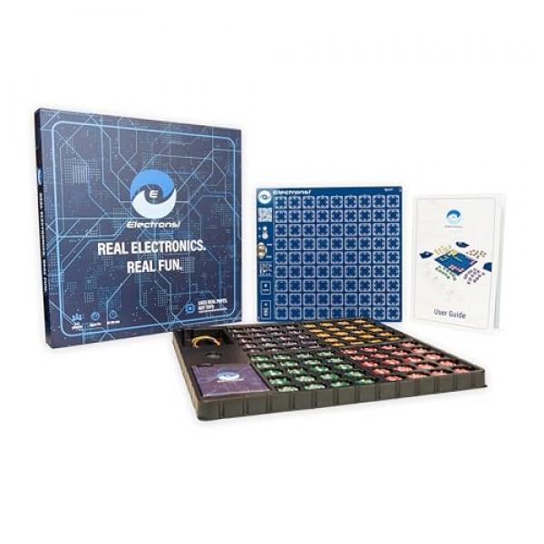 학습 가속화를 위한 어린이 및 성인 보드 게임 - 전자 회로 구축, 과학 및 전략 마스터, STEM, 30분 - 가족 친화적