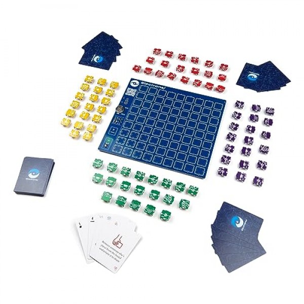 학습 가속화를 위한 어린이 및 성인 보드 게임 - 전자 회로 구축, 과학 및 전략 마스터, STEM, 30분 - 가족 친화적