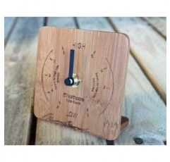 Northcore 서핑 액세서리 Desktop Bamboo Tide Clock Braun