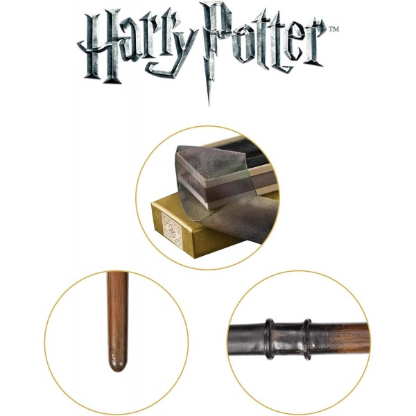 The Noble Collection Draco Malfoy Wand in Ollivanders Box 13.5 인치 Draco Malfoy Wand with Original Ollivanders Wand Box - Harry Potter Film Set Movie Props Wands