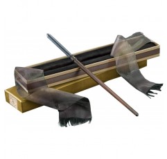 The Noble Collection Draco Malfoy Wand in Ollivanders Box 13.5 인치 Draco Malfoy Wand with Original Ollivanders Wand Box - Harry Potter Film Set Movie Props Wands