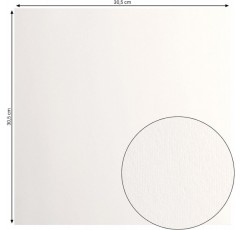 Vaessen Creative Florence Cardstock Paper, Off White, 216 g/m², 정방형, 30.5 x 30.5 cm, 100장, Smooth, 스크랩북, 카드 제작, 다이 커팅 및 기타 종이 공예용 30.5x30.5 cm 216 g/m² Smooth Off White