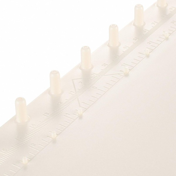 Vaessen Creative Stamp Easy Pro 투명 스탬프 및 고무 스탬프용 스탬프의 정확한 위치 지정을 위해 3면에 경계선이 없는 스탬프 플레이트, 자기 플레이트 및 자석을 포함하는 