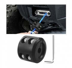 윈치 케이블 후크 스토퍼, 고무 스토퍼는 합성 윈치 로프 견인 후크 및 케이블 라인을 마모 또는 손상으로부터 보호하고, 범프 충격 보호기 ATV UTV용 흡수성 스토퍼