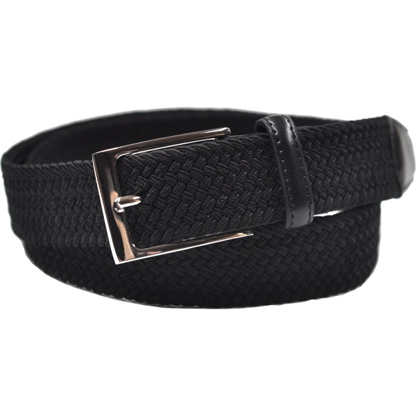 남성용 Ashford Ridge 33mm 탄성 둘레(허리 사이즈 80cm - 150cm에 적합) 140CM(총 길이 155cm) 블랙