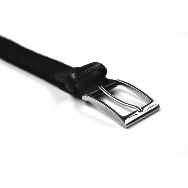 남성용 Ashford Ridge 33mm 탄성 둘레(허리 사이즈 80cm - 150cm에 적합) 140CM(총 길이 155cm) 블랙