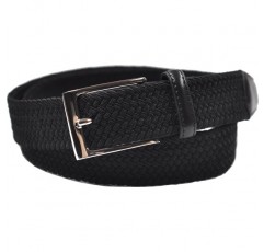 남성용 Ashford Ridge 33mm 탄성 둘레(허리 사이즈 80cm - 150cm에 적합) 140CM(총 길이 155cm) 블랙