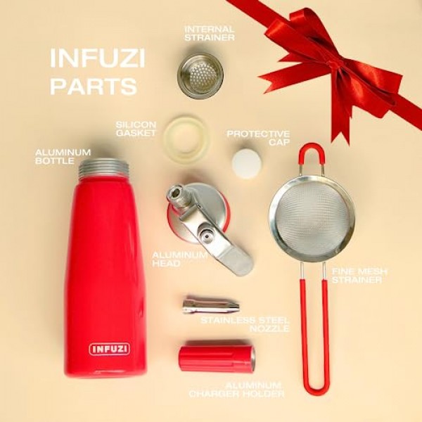 Mixology 바텐더 키트, 0.5L 알루미늄 칵테일 메이커 기계, 빠른 알코올 주입기 바텐더 키트, 바텐더 홈용 바 키트