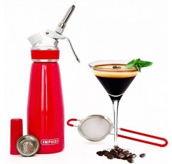 Mixology 바텐더 키트, 0.5L 알루미늄 칵테일 메이커 기계, 빠른 알코올 주입기 바텐더 키트, 바텐더 홈용 바 키트