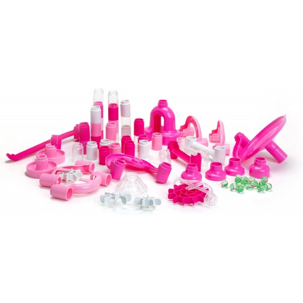 MindWare Marble Run 스파클 빌더 세트 차세대 Marble Maze Kids Toys - STEM Marble Run - 6세 이상 권장 - 소녀와 소년을 위한 교육용 선물