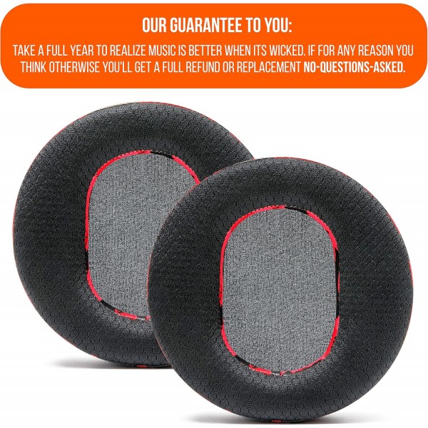 WC FreeZe Maxwell - Wicked Cushions의 Audeze Maxwell 헤드폰과 호환되는 냉각 젤 이어패드 - 에픽 게임 세션을 위한 향상된 편안함, 내구성 및 두께 | 레드 카모