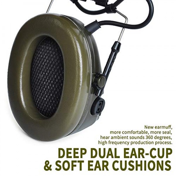 【Z-TAC 공식 매장】 ZTactical zCOMTA II TacticalHeadset G:1 Non-Mil Z041-BK 소음 제거 사운드 컬렉션 방음 마이크 포함