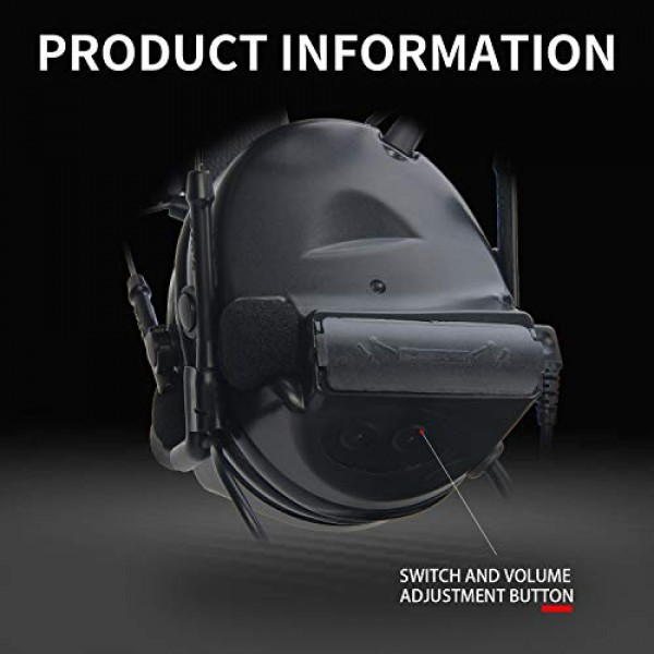 【Z-TAC 공식 매장】 ZTactical zCOMTA II TacticalHeadset G:1 Non-Mil Z041-BK 소음 제거 사운드 컬렉션 방음 마이크 포함