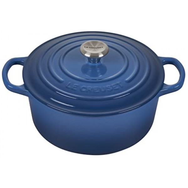 Le Creuset 에나멜 주철 시그니처 라운드 더치 오븐, 3.5쿼트. , 마르세유