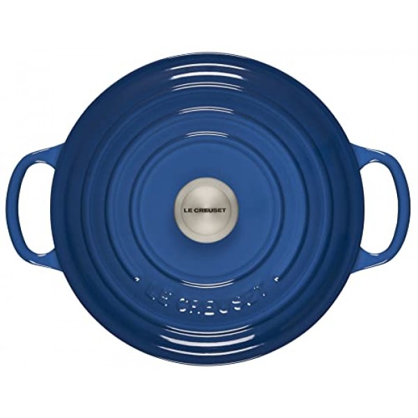 Le Creuset 에나멜 주철 시그니처 라운드 더치 오븐, 3.5쿼트. , 마르세유