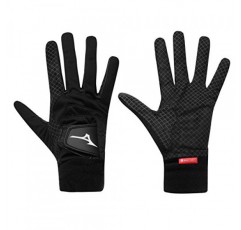 미즈노 2018 ThermaGrip 남성용 써멀 플레이 골프 장갑 블랙 미디엄