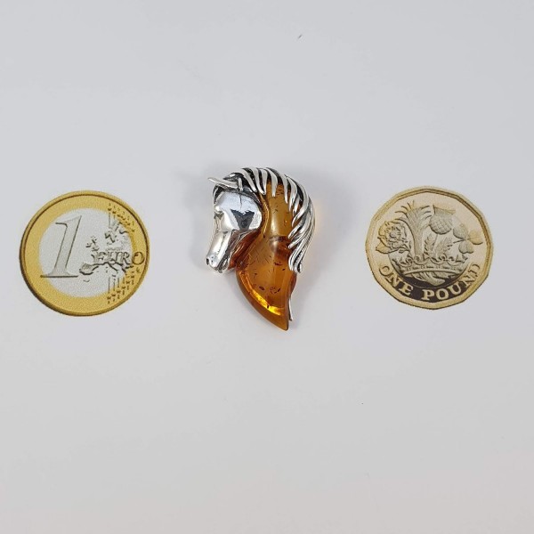 Kiara 주얼리 925 스털링 실버 말 머리 펜던트 목걸이 18