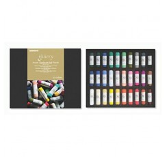 MUNGYO 갤러리 아티스트의 4400030 수제 소프트 파스텔, 30개 세트, 아티스트 품질의 손으로 만든 파스텔, 부드러운 일관성