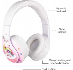Unik Be Magic Headphones Nintendo Switch Apple iOS Android 태블릿 PC PS4 PS5 Xbox 유니콘 테마와 호환 가능