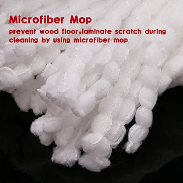 O-Ceda Easy Wrin Spin Mop, 극세사 Spin Mop 리필용 걸레 교체 헤드 8팩, 손쉬운 청소 걸레 헤드 교체